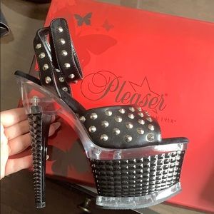 High heels “dancewear” Pleaser black shoes